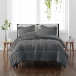 Cannon Heritage Solid Comforter Set Grey Polyester 2-PIECE Twin Xl. Fixed Price $80.16.