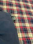 Reversible Ralph Lauren Polo Red/blue Plaid Comforter Bedspread*preppy*king. Fixed Price $79.99.