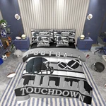 Set Bag 7 Pcs,football Fans Kids Bedding For Bedroom De.... Fixed Price $63.56.
