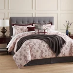Hallmart Collectibles 14-PC. Queen Comforter Set Wine. Fixed Price $145.80.