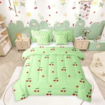 Erosebridal Kids Red Cherry 7 Pieces Bedding Set Fullcute Pattern. Fixed Price $85.16.
