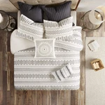 Rhea 100% Cotton Duvet Set Mid Century Modern Boho Design, All Season Comfort.... Fixed Price $161.92.