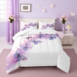 Homewish Watercolor Butterfly Full Size Comforter Butterflies Bedding Set.... Fixed Price $79.10.