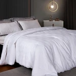 Zubisu Mulberry Silk Comforter, California King, Ultra Soft, Breathable, White. Fixed Price $109.99.