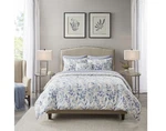 Thelma 8-PIECE Blue King Reversible Comforter Set With Bed Sheets. Fixed Price $96.00.