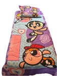 Power Puff Girls Twin Bedding Comforter Flat & Fitted Sheet Pillow Case. Fixed Price $109.99.