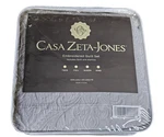 Casa Zeta Jones Embroidered King Size Quilt & Sham Medallion New Package. Fixed Price $99.45.