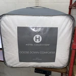 Hotel Collection 94" X 96" Full/queen Goose Down Comforter. Fixed Price $149.95.