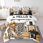 Brown Leopard Cheetah Print Bedding Set (queen SIZE,7 Pieces) Fashion Modern. Fixed Price $103.99.