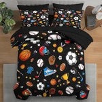 Sports Comforter Set King Size - 7 Pcs Bedding Kids & Adults. Fixed Price $133.99.