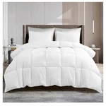 Lux Decor Queen White Bed Comforter Down Alternative Box Stitched All Season. Fixed Price $45.00.