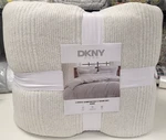 Dkny Pure Ribbed Jersey 3-PIECE King Comforter Set Heather Gray-new. Fixed Price $224.99.