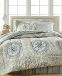 Sunham 6-PC Bed Ensemble Reversible Comforter & Sheet Set Twin Aiden Medallion. Fixed Price $39.95.