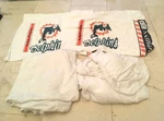 Nfl Miami Dolphins Full Bed Sheet Set. Fixed Price $84.00.