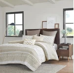 Ink+ivy King Comforter Set, Chic Chevron Chenille Tufting Accent, Boho. Fixed Price $154.55.