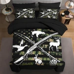 Wecozy King Size Comforter Set 2 Pillowcase Sham Hunting Fishing Hunter Green. Fixed Price $140.01.