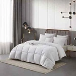 Martha Stewart Down Alternative All Season Comforter, Full/queen - White. Fixed Price $103.00.