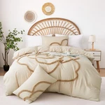 Duvet Cover Size, 3 Pieces Queen, Camellia-beige. Fixed Price $74.99.