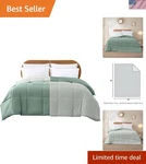 Microfiber Comforter Twin Reversible All Season Breathable Lightweight. Fixed Price $40.38.