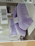 Mizone 3PC Comforter Set Twin/txl Purple Hearts Standard 100 Oeko-tex. Fixed Price $48.00.