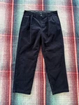Vintage Polo Ralph Lauren Navy Cotton Corduroy Pants Classic Fit Pleated 36X30. Fixed Price $37.00.