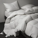 Royoliving Superior Poland Down Comforter 100% Egyptian Cotton King Quilted Duve. Fixed Price $99.99.