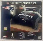 Nfl New England Patriots Full/queen Comforter & Pillowcase Bedding 3 Piece Set. Fixed Price $67.95.
