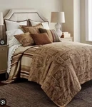 Ralph Lauren Bellosguardo King Duvet Comforter Cover 2 Euro Shams 3 Stand. Fixed Price $399.00.