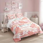 Cute Axolotl Comforter Set Queen Size Rainbow Stripes Quilt Animal Theme .... Fixed Price $28.92.