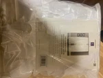 Homeboutique 21T013319 Light Filtering White Curtains 54X95" Set. Fixed Price $26.65.