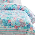 Pottery Barn Kids Teen Lilly Pulitzer Twin Unicorns Bloom Quilt Comforter. Fixed Price $85.00.
