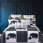New-virah Bella Bear And Cub Quilt Comforter Pillow Shams-king Queen-nwot. Fixed Price $49.00.