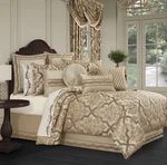 New J. Queen York Gold Coast Sand Comforter Set 4PC. Fixed Price $379.00.