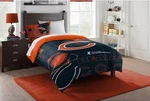 Chicago Bears Nfl Northwest Twin Printed Comforter + Sham Set Football Sports. Fixed Price $75.00.