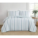 Truly Soft Aiden Stripe Midweight Comforter Set King Size. Fixed Price $60.00.
