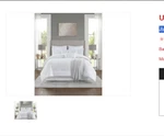 Jla Home Monroe 14-PC. Queen Comforter Set White. Fixed Price $173.99.