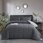 Hig 3 Pieces Grey California King Comforter Set, Modern Breathable Box Stitch.... Fixed Price $60.74.