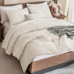 Andency Queen Set Beige, Size Boho Cream Soft Warm.... Fixed Price $44.68.