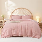 Twin Size Comforter Sets, 2 Pieces Blush Pink Ruffle Girls Women Cute Bedding.... Fixed Price $47.87.