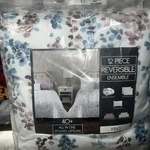 Hallmart Collectibles Waterfall Floral Reversible 12-PC. King Comforter Set. Fixed Price $67.88.