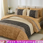 Cozy Striped Comforter Set W/ Sheets & Pillowcases Home Bedding Essential New. Fixed Price $63.98.