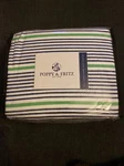 New Poppy & Fritz Pierson 3-PIECE Flannel Duvet Cover Comforter Set Full/queen. Fixed Price $49.00.
