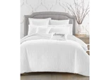 Charter Club Woven Tile 3-PC. King White Reversible Comforter Set. Fixed Price $62.43.