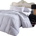 Soft And Fluffy, Overfilled Dobby Down Alternative Comforter, King/california.... Fixed Price $122.32.