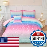 Perfemet Girls Comforter Set Sheets 6 Pieces Full Size Bedding Blue Pink. Fixed Price $83.51.
