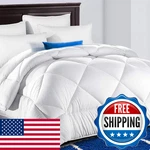 Tekamon All Season California King Comforter Fluffy Quilted Lightweight. Fixed Price $89.51.