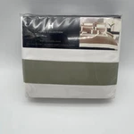 Hotel Collection Comforter Cover Color Blocking 100% Pima Cotton 340 Thread. Fixed Price $247.50.