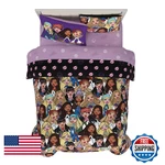 Franco Bratz Fashion Bedding 7 Piece Super Soft Comforter And Sheet Set Sham. Fixed Price $116.48.