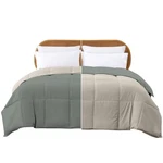 Modern Threads Down Alternative Reversible Comforter Sage Green/cream Twin. Fixed Price $70.77.