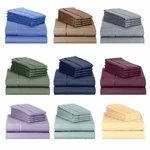Luxury Bamboo 2200 Count 6PC Sheet Set Deep Pocket 18" Soft, Silky 30 Colors. Fixed Price $40.95.